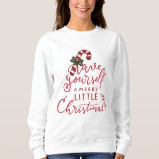 Personalized Candy Cane Script Christmas  Trui