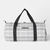 Personalized Canvas Duffel Bag - Custom Name  Plunjezak (Voorkant)