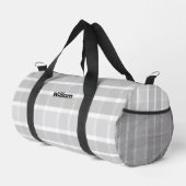 Personalized Canvas Duffel Bag - Custom Name  Plunjezak (Rechterhoek)