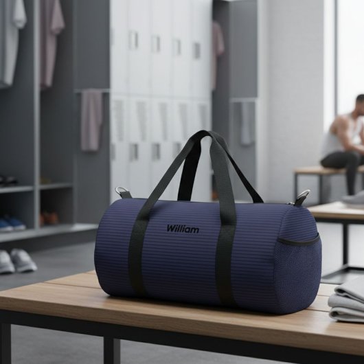 Personalized Canvas Duffel Bag - Custom Name Plunjezak