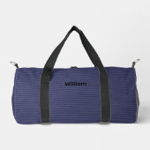 Personalized Canvas Duffel Bag - Custom Name Plunjezak (Voorkant)
