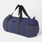 Personalized Canvas Duffel Bag - Custom Name Plunjezak (Rechterhoek)