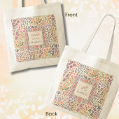 Personalized Canvas Tote Bag – Custom Name & Quote