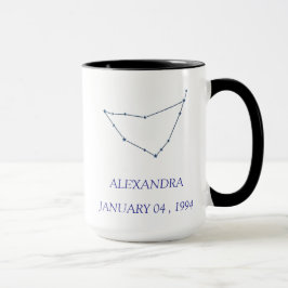Personalized Capricorn Constellation Mug - Custom  Mok