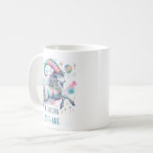 Personalized Capricorn Zodiac Goat Astrology Koffiemok (Voorkant links)