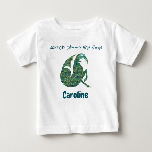 Personalized Capricorn Zodiac Impressionist Toddle (Voorkant)