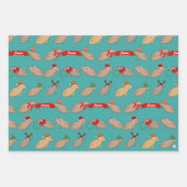 Personalized Capybara Cute Wildlife Christmas Inpakpapier Vel (Voorkant 3)