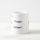 Personalized Capybara Gamer Coffee Cup Koffiemok (Center)
