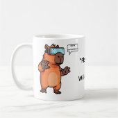 Personalized Capybara Gamer Coffee Cup Koffiemok (Links)