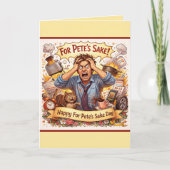 Personalized Card For Pete's Sake Day/Feb 26 Kaart (Voorkant)