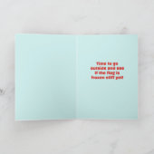 Personalized Card National Flag of Canada Day Feestdagen Kaart (Binnen)