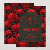Personalized Carnation Fantasy Beach Party Kaart (Voorkant / Achterkant)