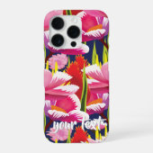 Personalized Cartoon Style Poppies Phone Case iPhone Hoesje (Achterkant)