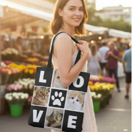 Personalized Cat Bag, Custom Gift, Cat Owner Gift Tote Bag