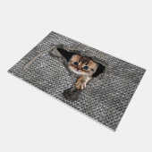 Personalized Cat Doormat, Cat Welcome Doormat Deurmat (Schuin)