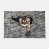 Personalized Cat Doormat, Cat Welcome Doormat Deurmat (Voorkant)