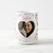 Personalized Cat Mom Mug | Custom Photo and Name Koffiemok (Center)