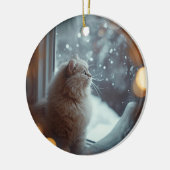 Personalized Cat Photo Christmas Ornament (Links)