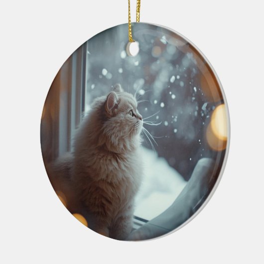 Personalized Cat Photo Christmas Ornament  (Links)