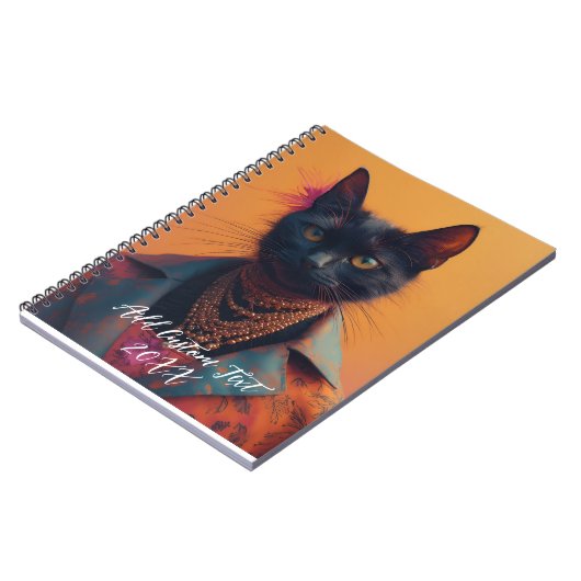 Personalized Cat Photo Playing Cards | Custom Pet  Notitieboek (Linkerzijde)