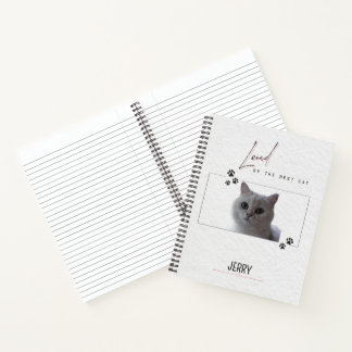Personalized Cat Valentine with Name and Photo Notitieboek