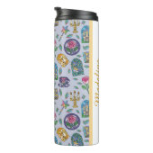 Personalized Cats Beauty and the Beast Book Girl Thermosbeker (Geroteerd rechts)