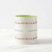 Personalized Celebration Mug – Cakes & Confetti Mok (Midden)