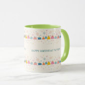 Personalized Celebration Mug – Cakes & Confetti Mok (Voorkant rechts)