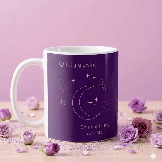 Personalized Celestial Design Coffee Mug Koffiemok