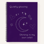 Personalized Celestial Design Spiral Notebook Notitieboek (Voorkant)
