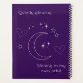Personalized Celestial Planner Notebook (Achterkant)