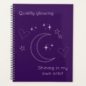 Personalized Celestial Planner Notebook (Voorkant)