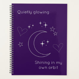 Personalized Celestial Planner Notebook