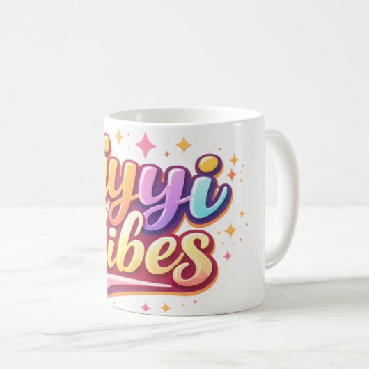 Personalized Ceramic Mug | Perfect for Coffee & Te Koffiemok (Voorkant rechts)