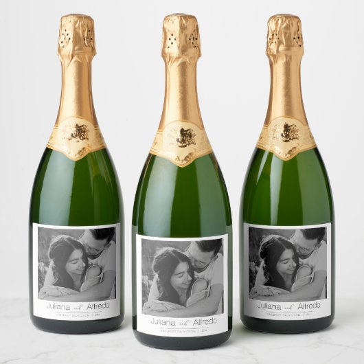 Personalized Champagne Bottle Label Sparkling Wijnetiket (Flessen)