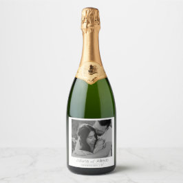 Personalized Champagne Bottle Label Sparkling Wijnetiket