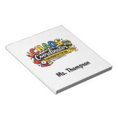 Personalized Chaos  Coordinator Teacher  Notitieblok (Schuin)
