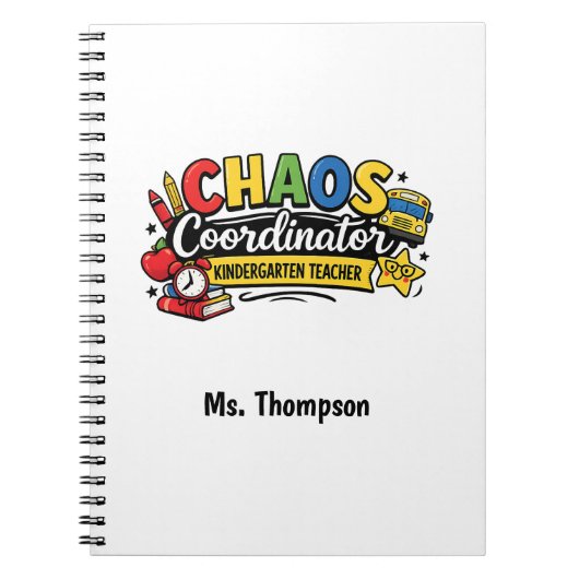 Personalized Chaos  Coordinator Teacher  Notitieboek (Voorkant)