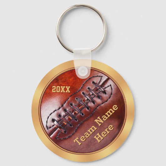 PERSONALIZED Cheap  Football Sleutelhanger (Voorkant)