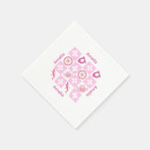 Personalized Checkered Cowgirl Pattern Servet (Hoek)