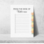 Personalized Checklist Note Pad 