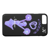 PERSONALIZED Cheer iPhone 7 Hoesjes UW TEKST VAN K (Achterkant (Horizontaal))