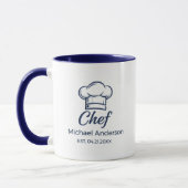 Personalized Chef Mug – Custom Name Kitchen Gift Mok (Links)