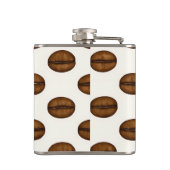 Personalized Chic Coffee Bean  Heupfles (Achterkant)