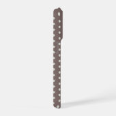 Personalized Chic Polka Dot iPhone Hoesje (Rechterkant)