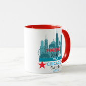Personalized Chicago Marathon 2025 Gift For Runner Mok (Voorkant rechts)