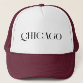 Personalized Chicago Street Style Trucker Cap (Voorkant)