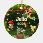 Personalized Child Name Fairy Ornament (Voorkant)