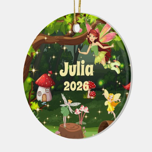 Personalized Child Name Fairy Ornament (Links)
