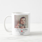 Personalized Child Photo Mug for Grandma with Name Koffiemok (Links)